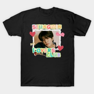 Seungmin Lovers Club SKZ Scrapbook T-Shirt